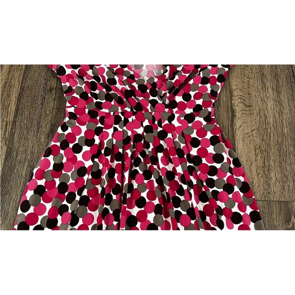 Motherhood Maternity Polka Dot Dress Size Small, Short Sleeve - Picture 3 of 9